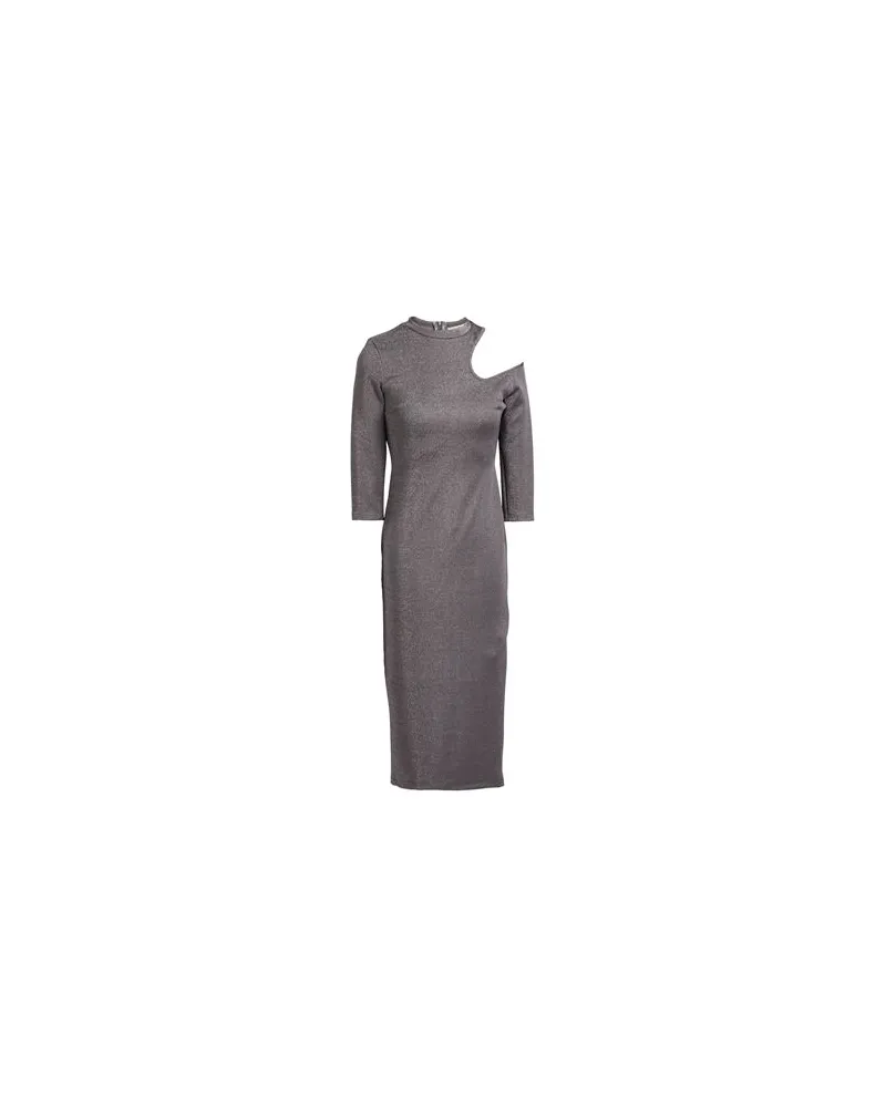 Rinascimento KLEIDER - Midi-Kleiderauf YOOX.COM Braungrau