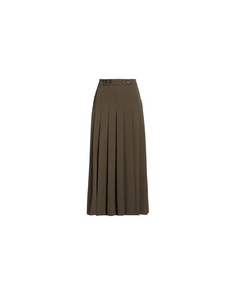 Pinko HOSEN & RÖCKE - Midi-Röckeauf YOOX.COM Militärgrün
