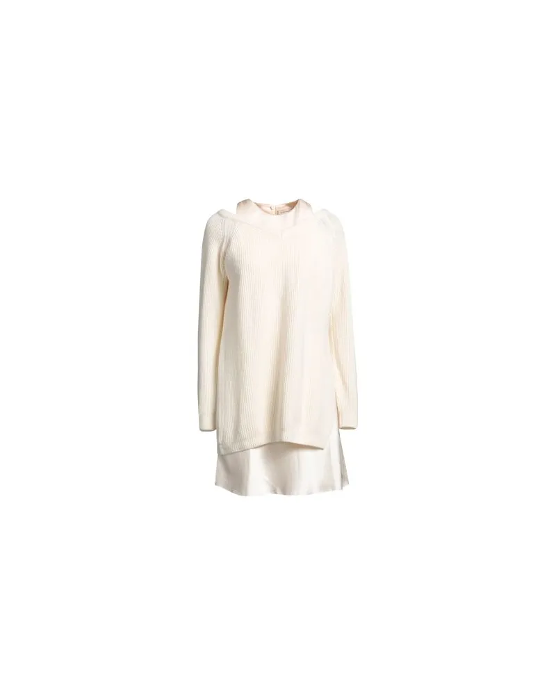 Semicouture KLEIDER - Mini-Kleiderauf YOOX.COM Elfenbein