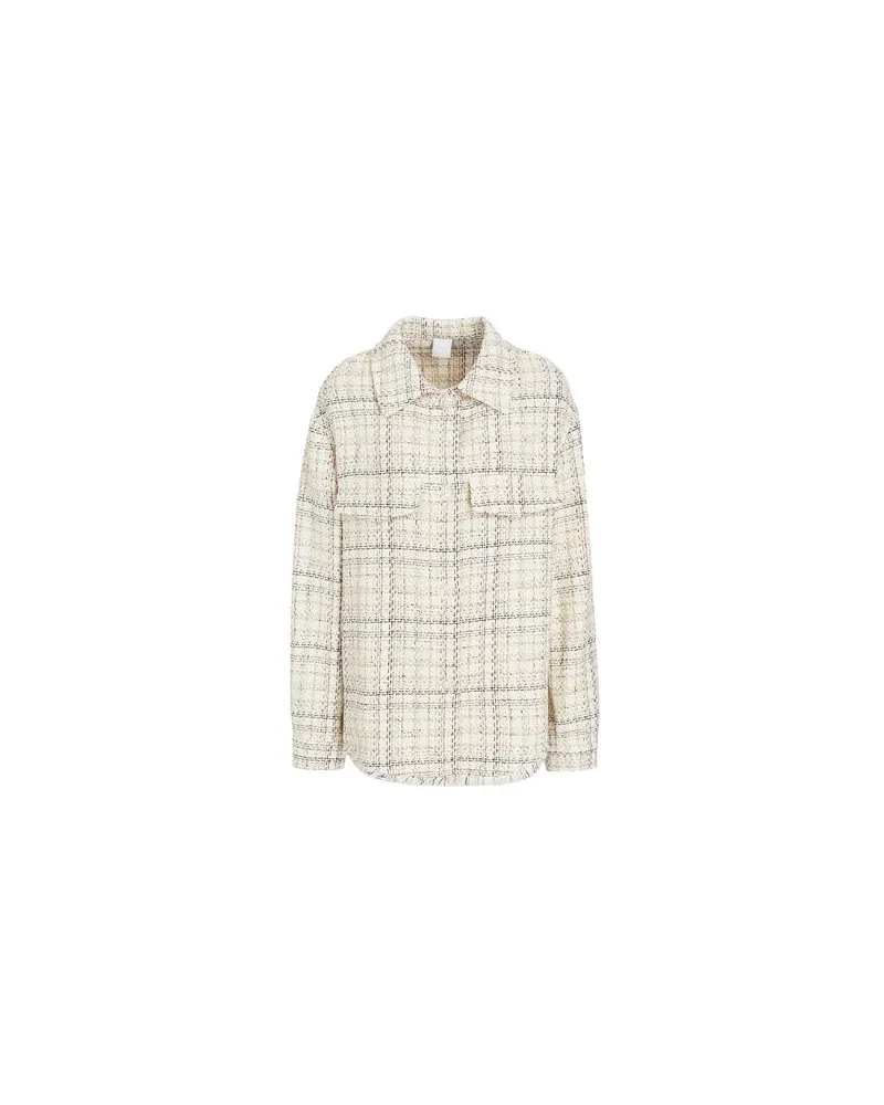 8 by Yoox COTTON TWEED OVERSHIRT   - TOPS - Hemdenauf YOOX.COM Elfenbein