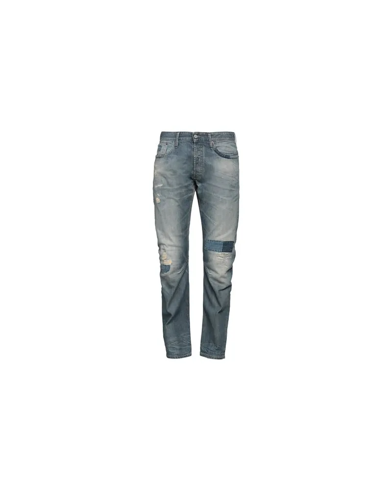 DENHAM HOSEN & RÖCKE - Jeanshosenauf YOOX.COM Blau