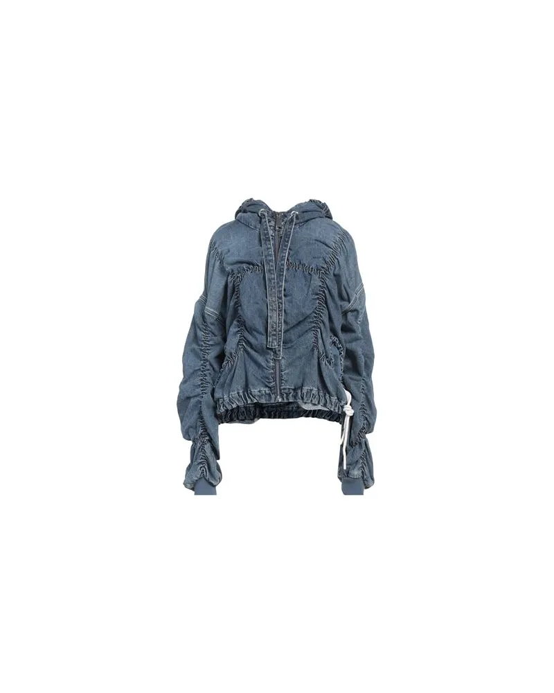 KHRISJOY JACKEN & MÄNTEL - Jeansjacken/Mäntelauf YOOX.COM Blau