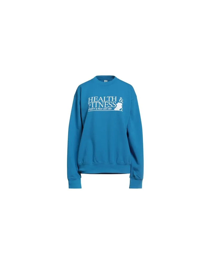 SPORTY & RICH TOPS - Sweatshirtsauf YOOX.COM Azurblau