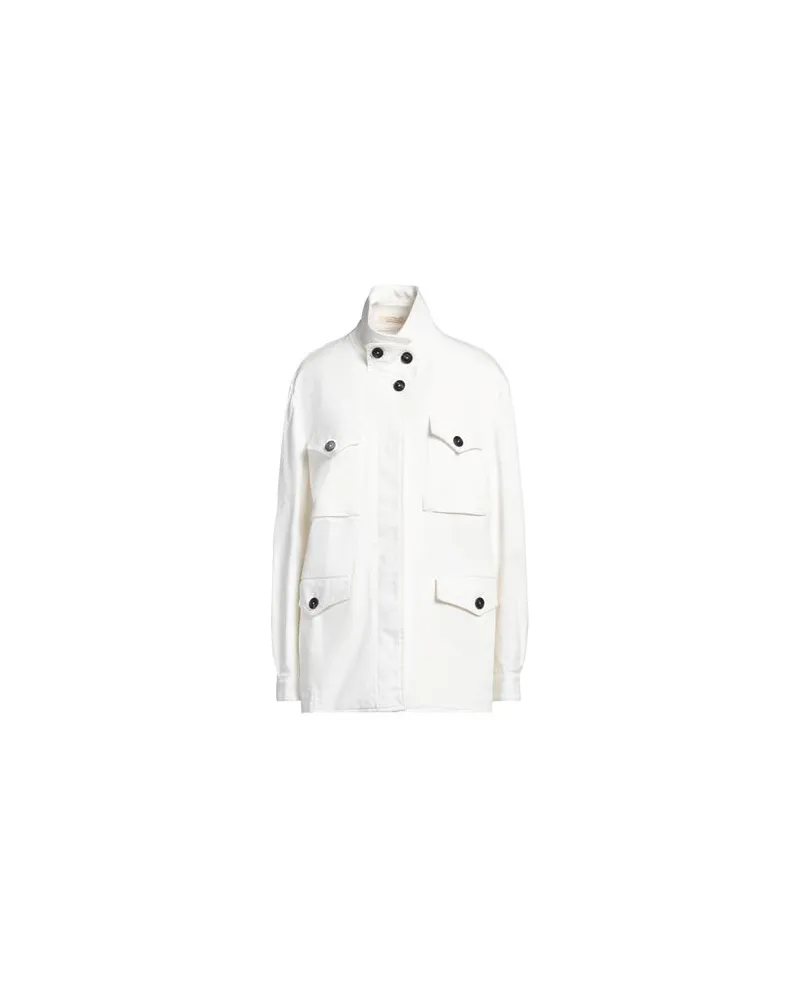Massimo Alba JACKEN & MÄNTEL - Jeansjacken/Mäntelauf YOOX.COM Elfenbein