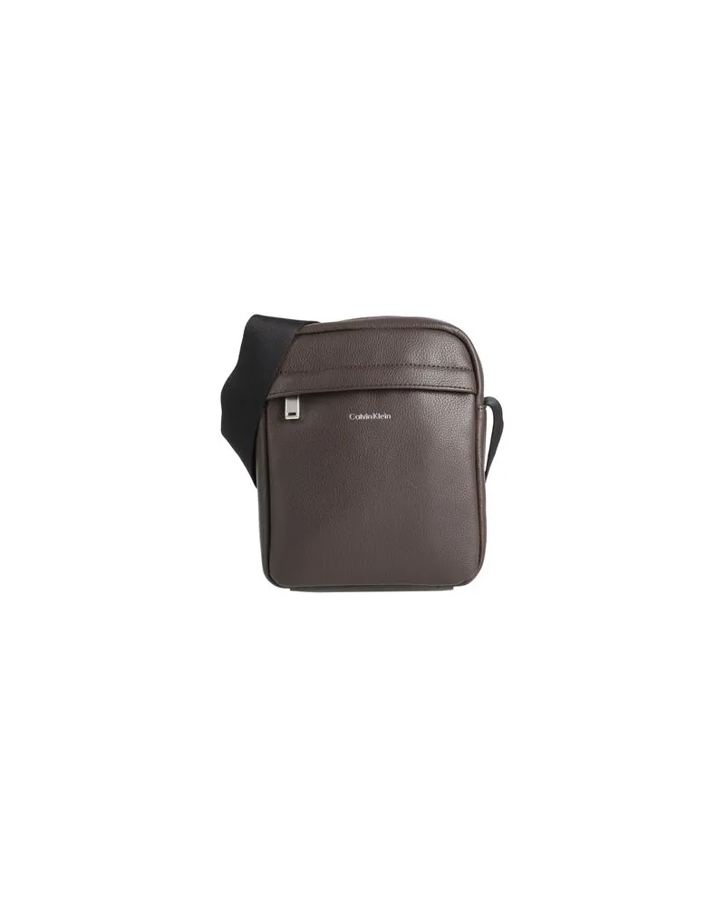 Calvin Klein TASCHEN - Umhängetascheauf YOOX.COM Dunkelbraun
