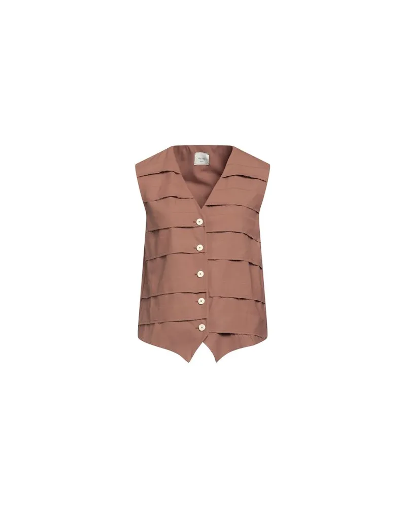 ALYSI CRÈME - ANZÜGE und CO-ORDS - Couture-Westenauf YOOX.COM Schokobraun