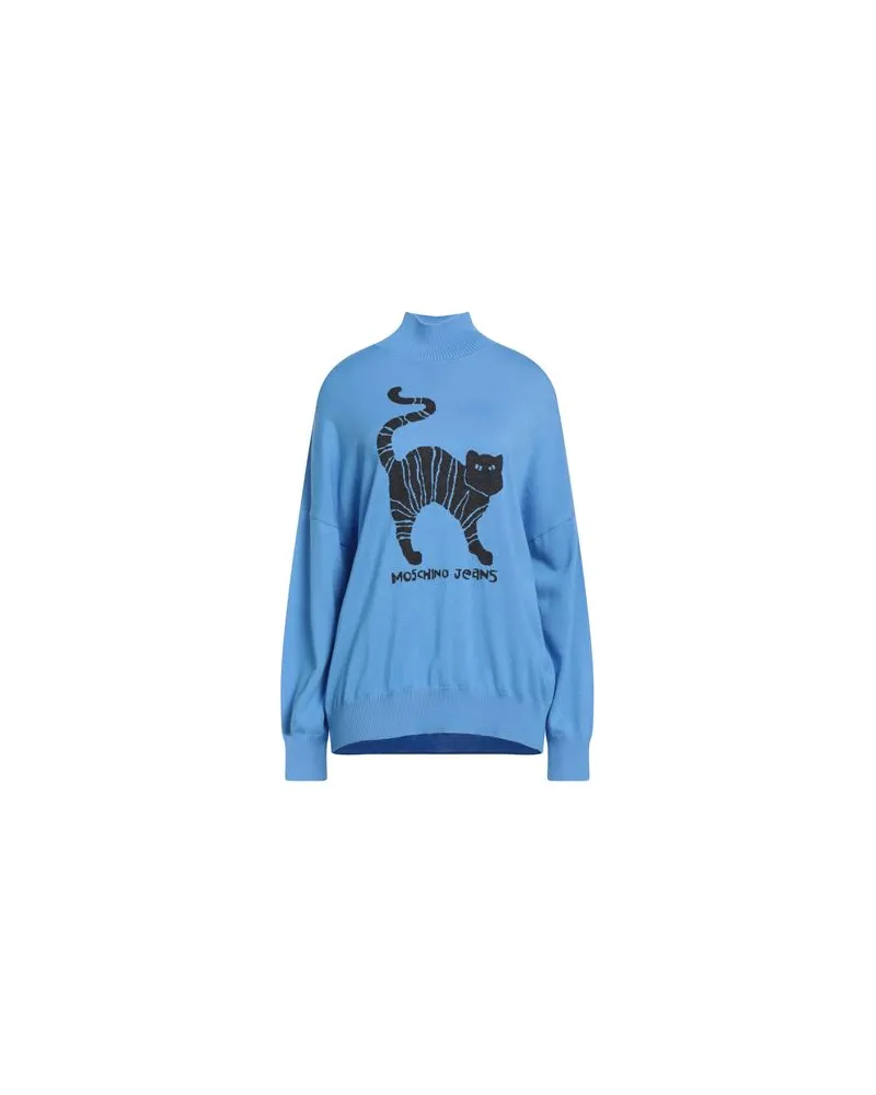 Moschino STRICKWAREN - Rollkragenpulloverauf YOOX.COM Hellblau