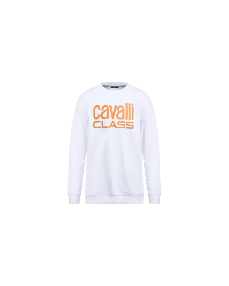 Roberto Cavalli TOPS - Sweatshirtsauf YOOX.COM Weiß