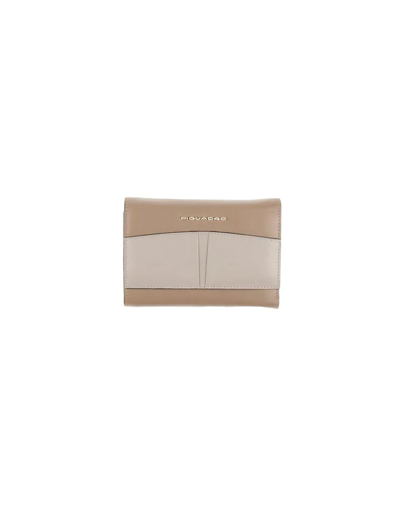 Piquadro Kleinlederwaren - Brieftaschenauf YOOX.COM Hellbraun