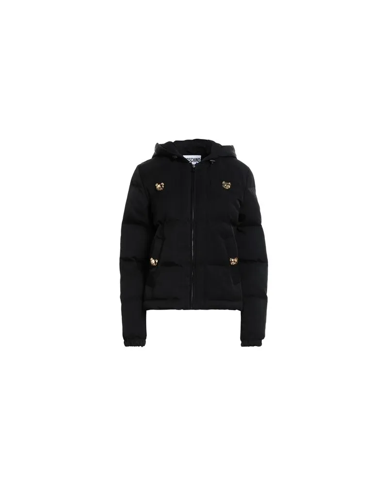 Moschino COUTURE - JACKEN & MÄNTEL - Pufferjacken & Daunenjackenauf YOOX.COM Schwarz
