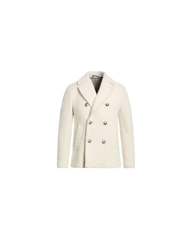 Luigi Bianchi Mantova JACKEN & MÄNTEL - Mäntelauf YOOX.COM Cremeweiß