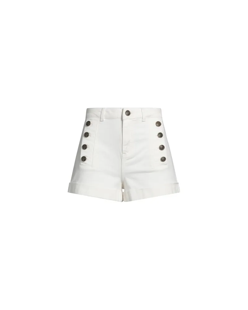 Twin-Set HOSEN & RÖCKE - Jeansshortsauf YOOX.COM Weiß
