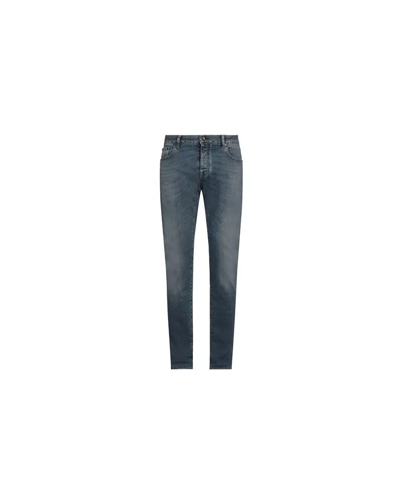 MOORER HOSEN & RÖCKE - Jeanshosenauf YOOX.COM Blau
