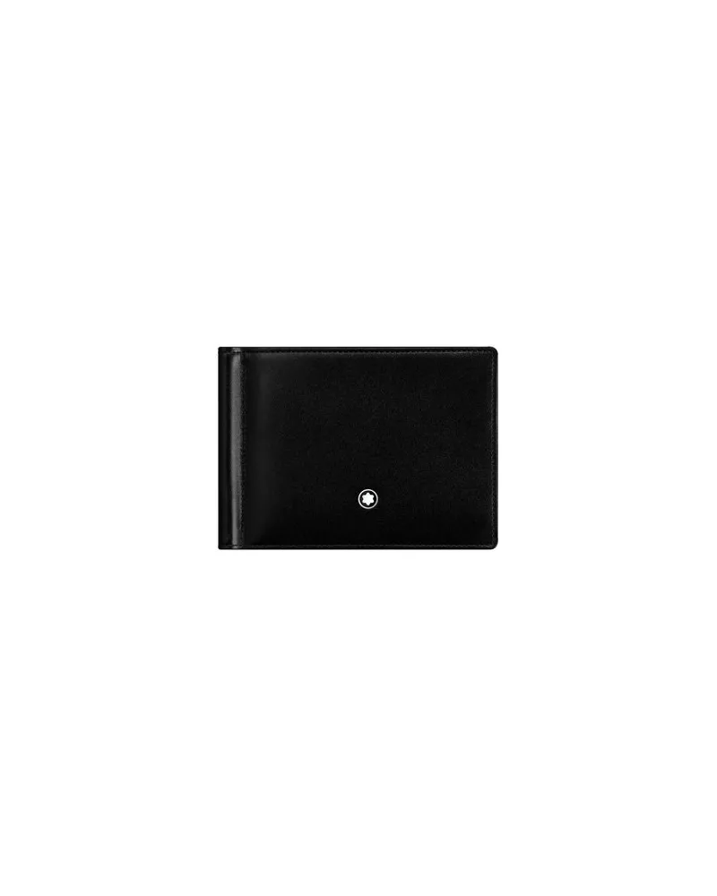 Montblanc Meisterstück Wallet 6cc Money Clip Black   - Kleinlederwaren - Brieftaschenauf YOOX.COM Schwarz
