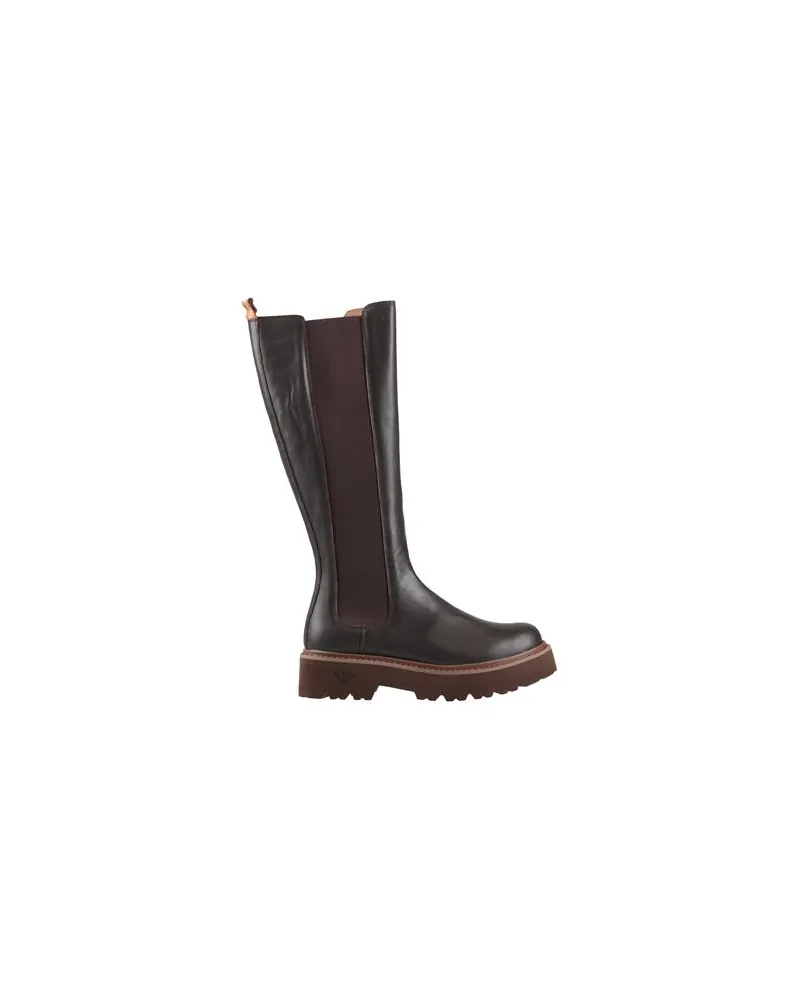 Docksteps SCHUHE - Stiefelauf YOOX.COM Schokobraun