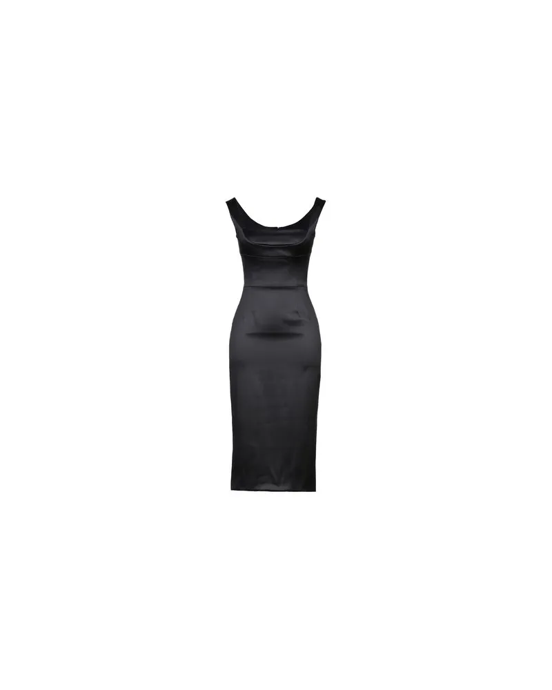 Dolce & Gabbana KLEIDER - Midi-Kleiderauf YOOX.COM Schwarz