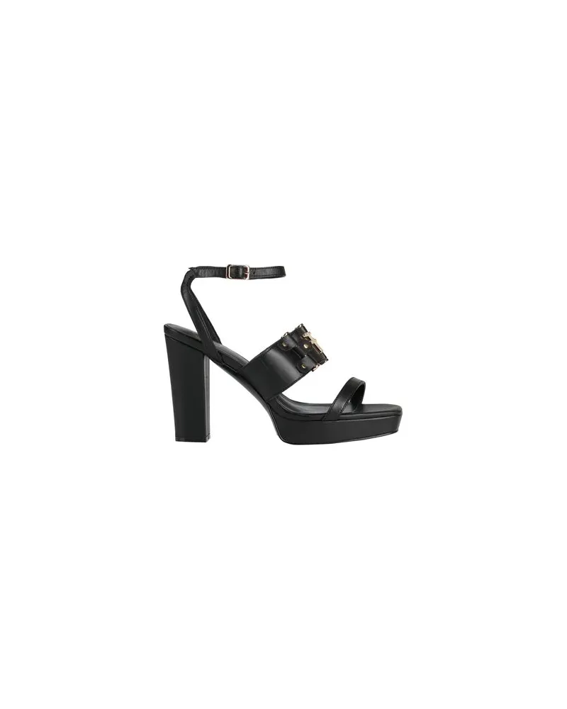 Fracomina SCHUHE - Sandalenauf YOOX.COM Schwarz