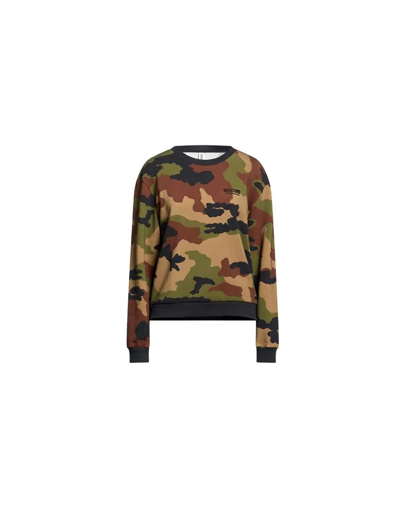 Moschino TOPS - Sweatshirtsauf YOOX.COM Militärgrün