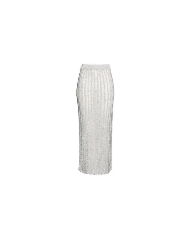 KONTATTO HOSEN & RÖCKE - Maxi-Röckeauf YOOX.COM Silber