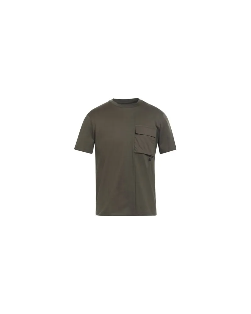 PMDS PREMIUM MOOD DENIM SUPERIOR TOPS - T-shirtsauf YOOX.COM Militärgrün