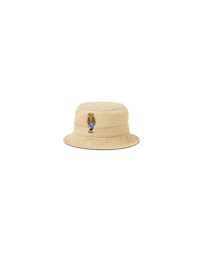 Ralph Lauren POLO BEAR TWILL BUCKET HAT  - ACCESSOIRES - Mützen & Hüteauf YOOX.COM Sand
