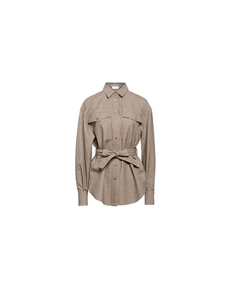Brunello Cucinelli TOPS - Hemdenauf YOOX.COM Braun