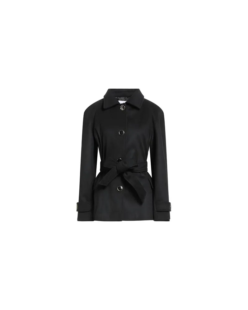 Diana Gallesi JACKEN & MÄNTEL - Mäntelauf YOOX.COM Schwarz