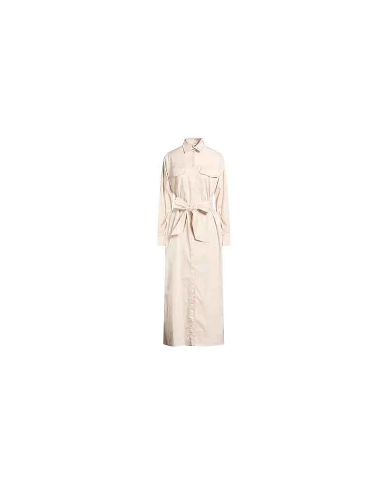 Eleventy KLEIDER - Maxi-Kleiderauf YOOX.COM Cremeweiß