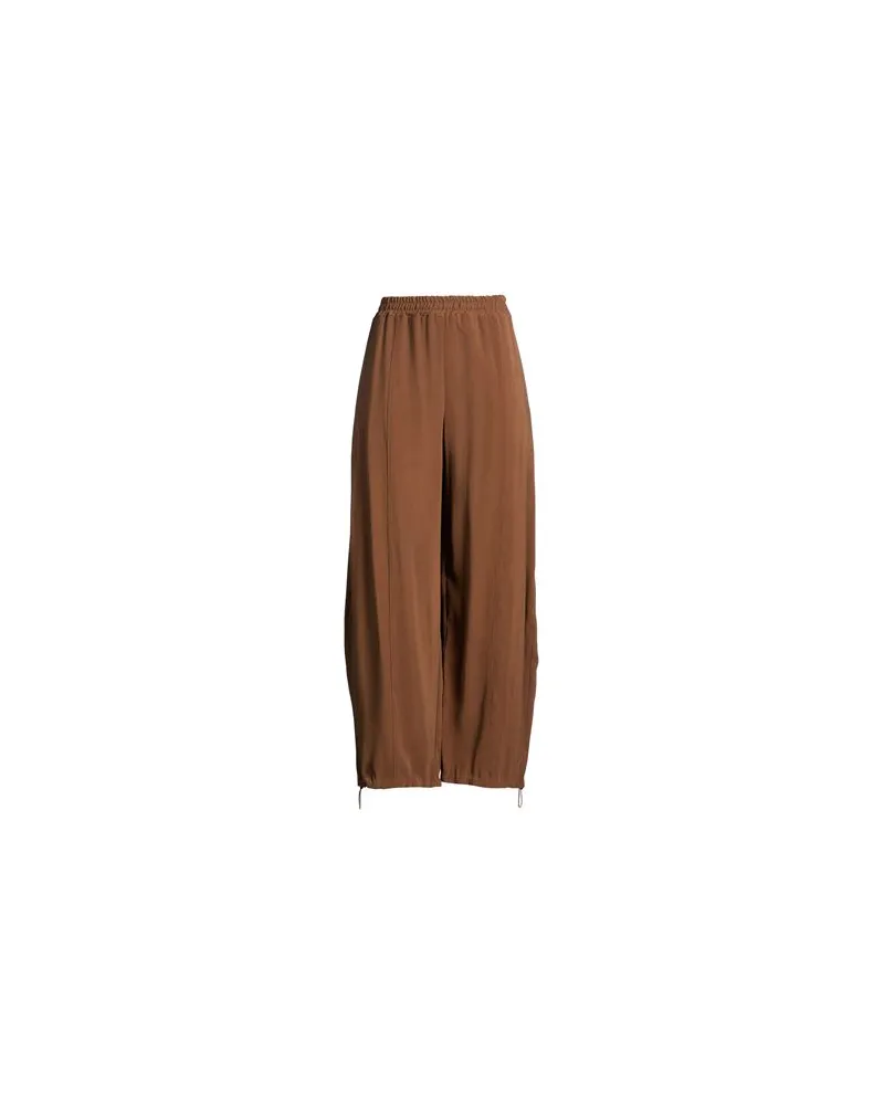 Twin-Set HOSEN & RÖCKE - Hosenauf YOOX.COM Schokobraun