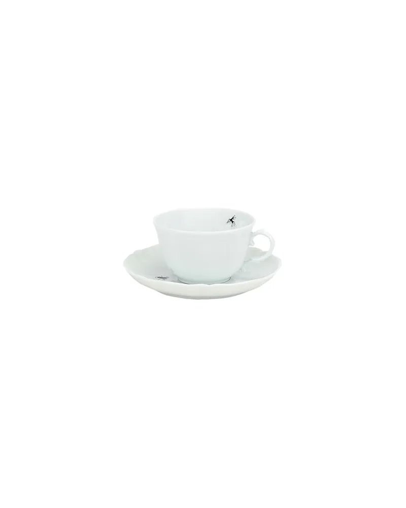 Ginori 1735 OFF WHITE x GINORI TEA CUP SET   - ESSEN & KÜCHE - Tassenauf YOOX.COM Weiß