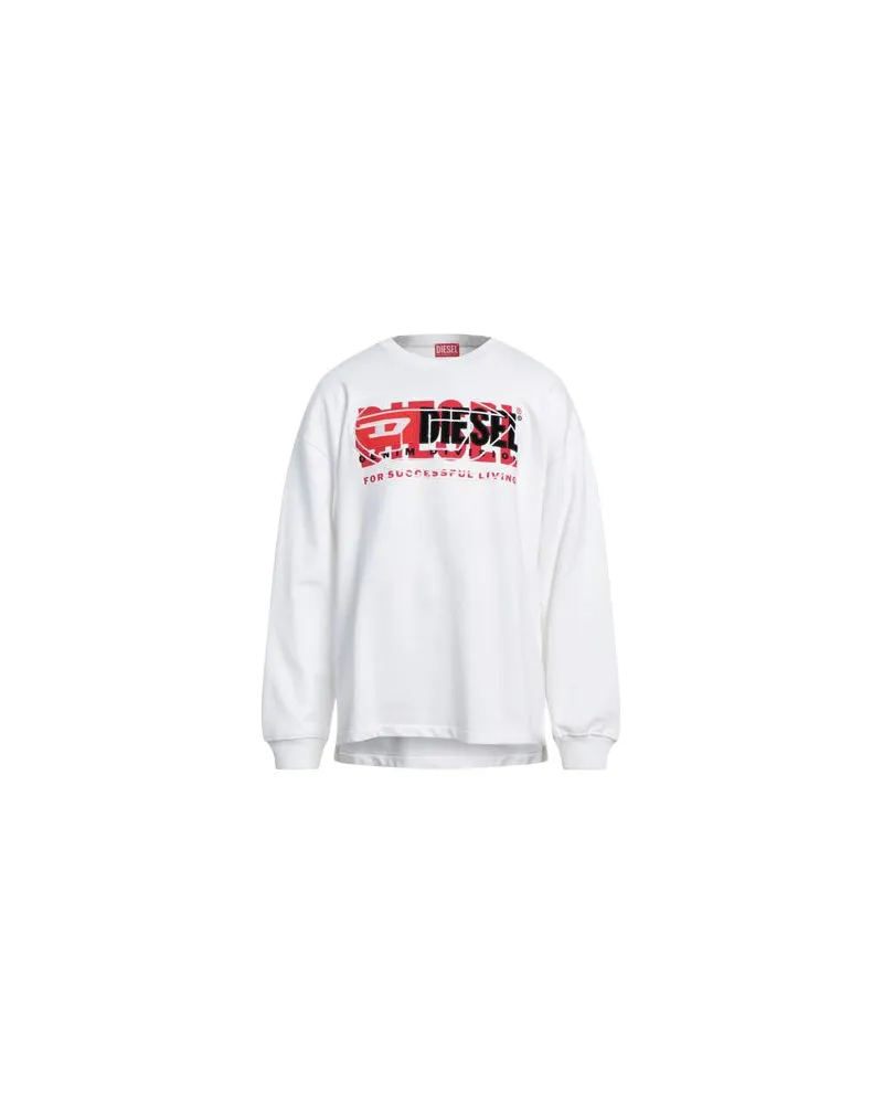 Diesel TOPS - Sweatshirtsauf YOOX.COM Weiß