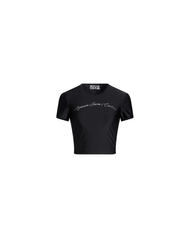 Versace Jeans TOPS - T-shirtsauf YOOX.COM Schwarz