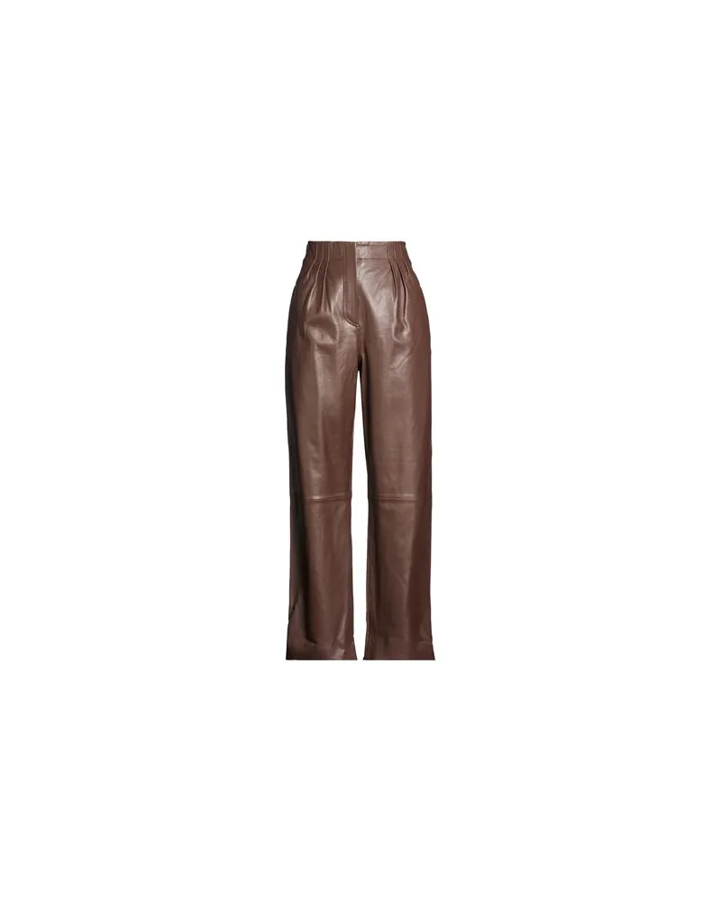 Alberta Ferretti HOSEN & RÖCKE - Hosenauf YOOX.COM Schokobraun