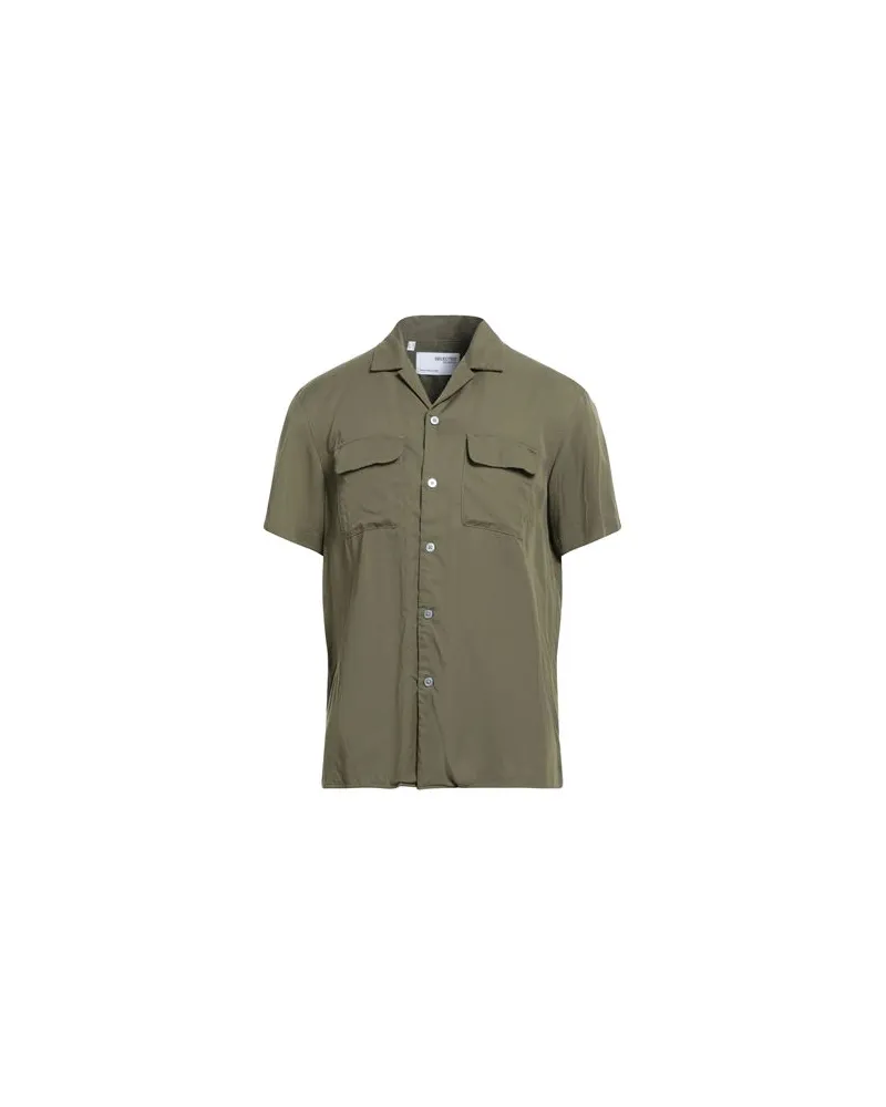 Selected Homme TOPS - Hemdenauf YOOX.COM Militärgrün