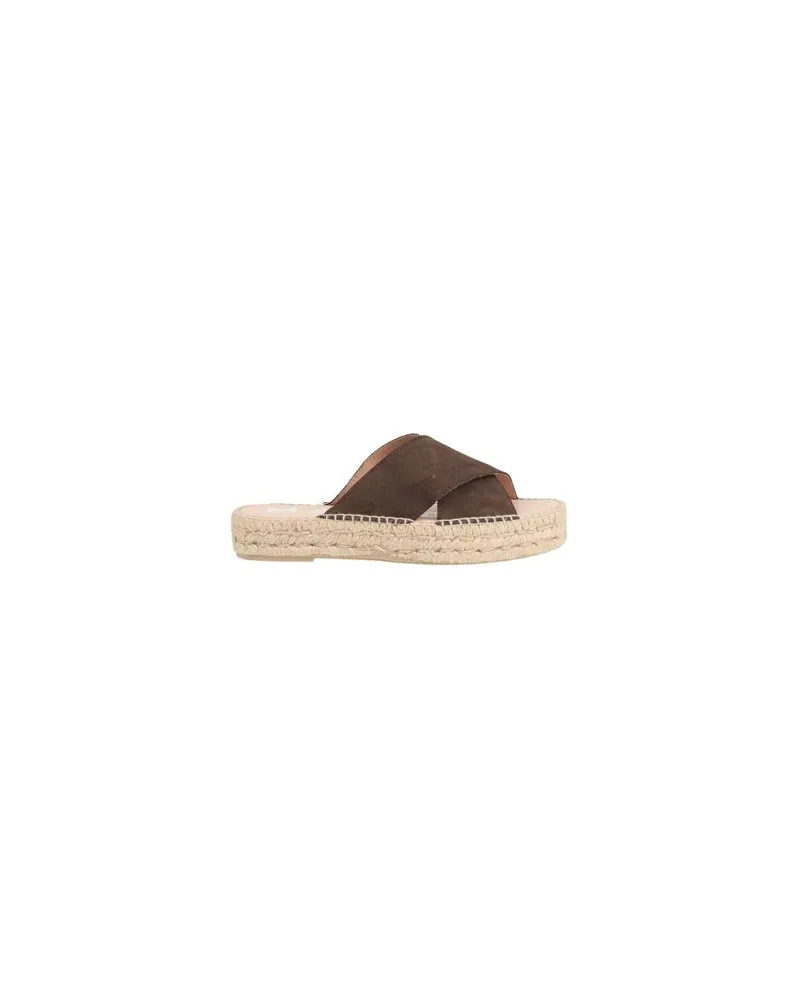 Manebí SCHUHE - Espadrillesauf YOOX.COM Schokobraun