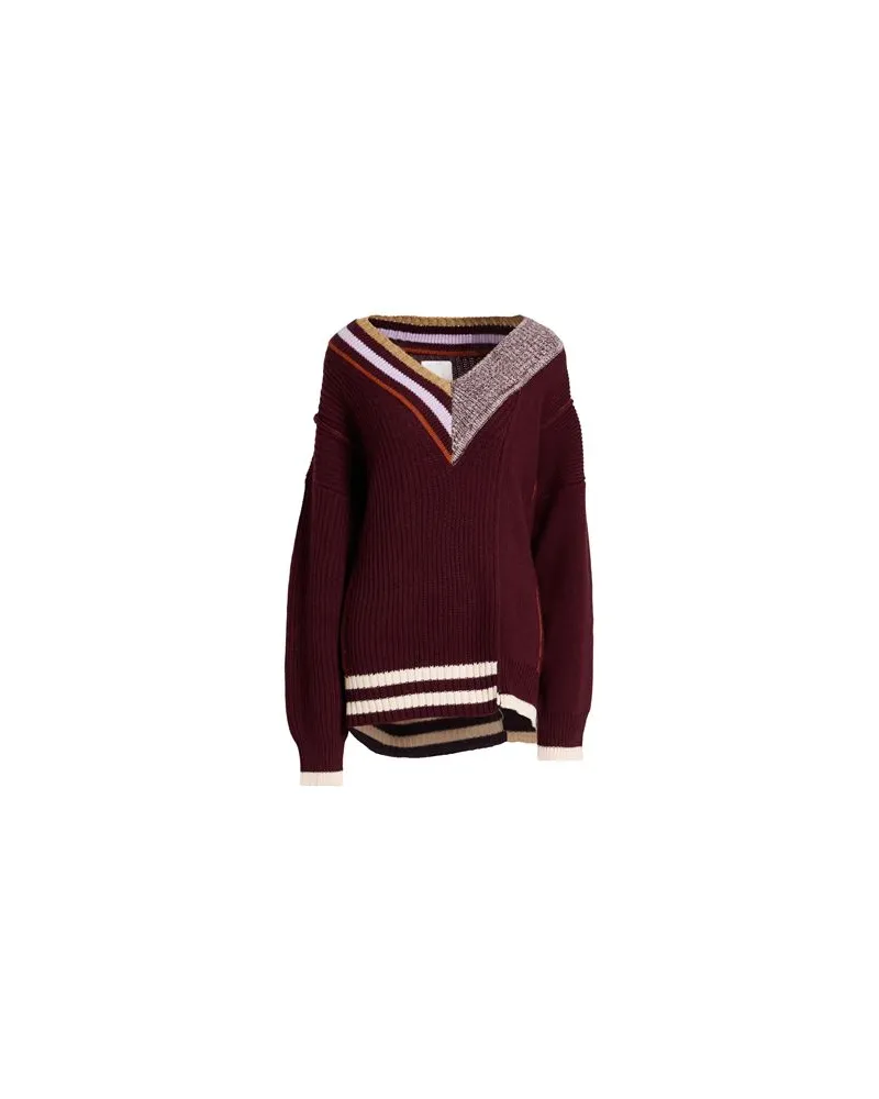 OOF WEAR STRICKWAREN - Pulloverauf YOOX.COM Bordeaux