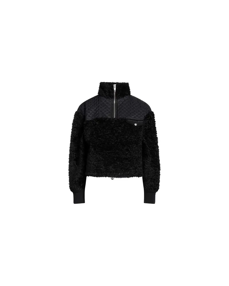 The Kooples JACKEN & MÄNTEL - Shearling- & Kunstfellauf YOOX.COM Schwarz