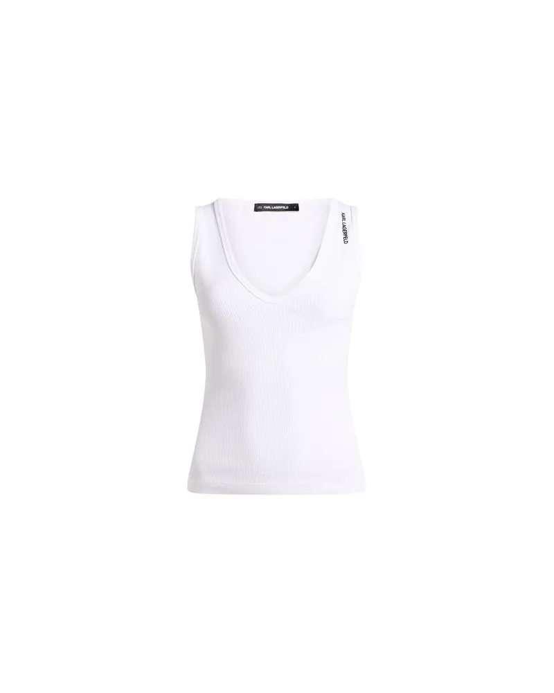 Karl Lagerfeld TOPS - Tank Topsauf YOOX.COM Weiß