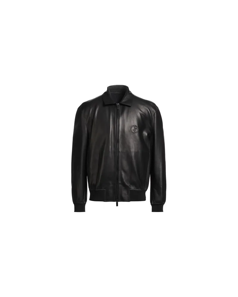 Giorgio Armani JACKEN & MÄNTEL - Jacken und Anoraksauf YOOX.COM Schwarz