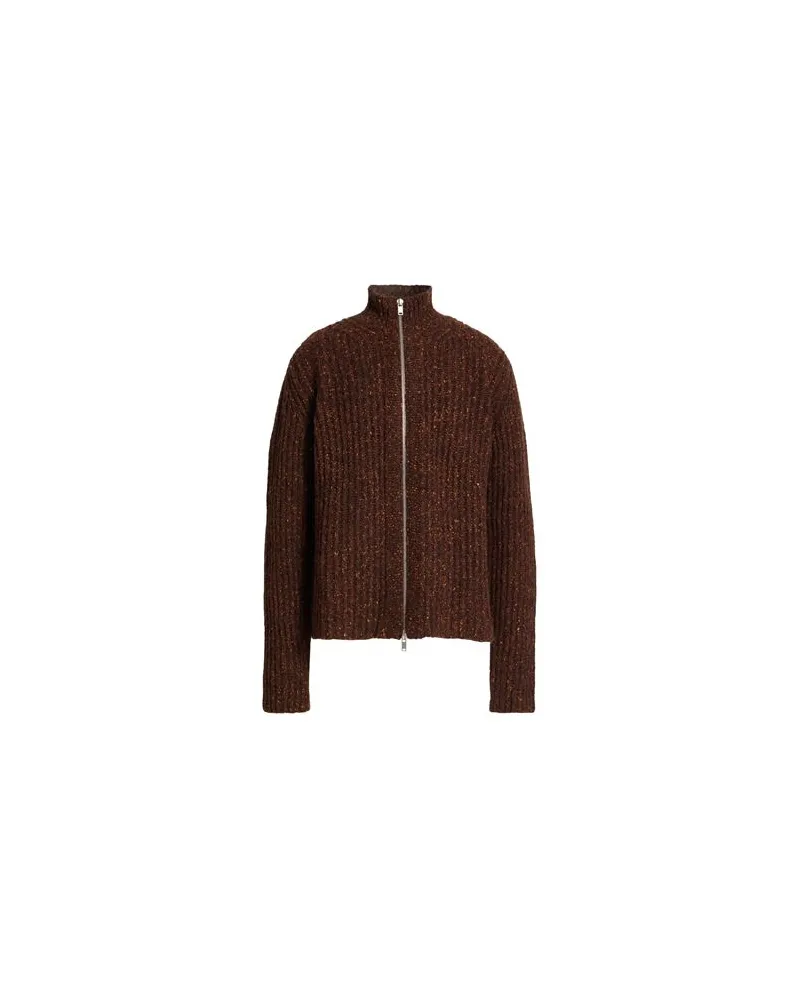 Jil Sander STRICKWAREN - Strickjackenauf YOOX.COM Braun