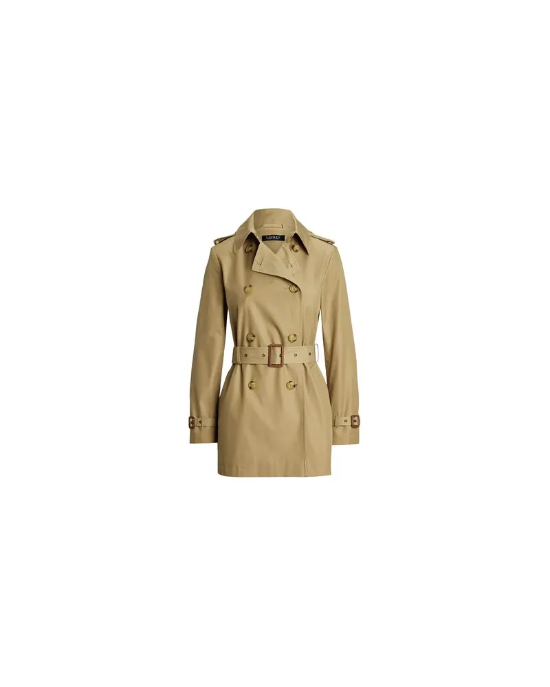 Ralph Lauren DOUBLE-BREASTED COTTON-BLEND TRENCH COAT  - JACKEN & MÄNTEL - Jacken, Mäntel & Trenchcoatsauf YOOX.COM Sand