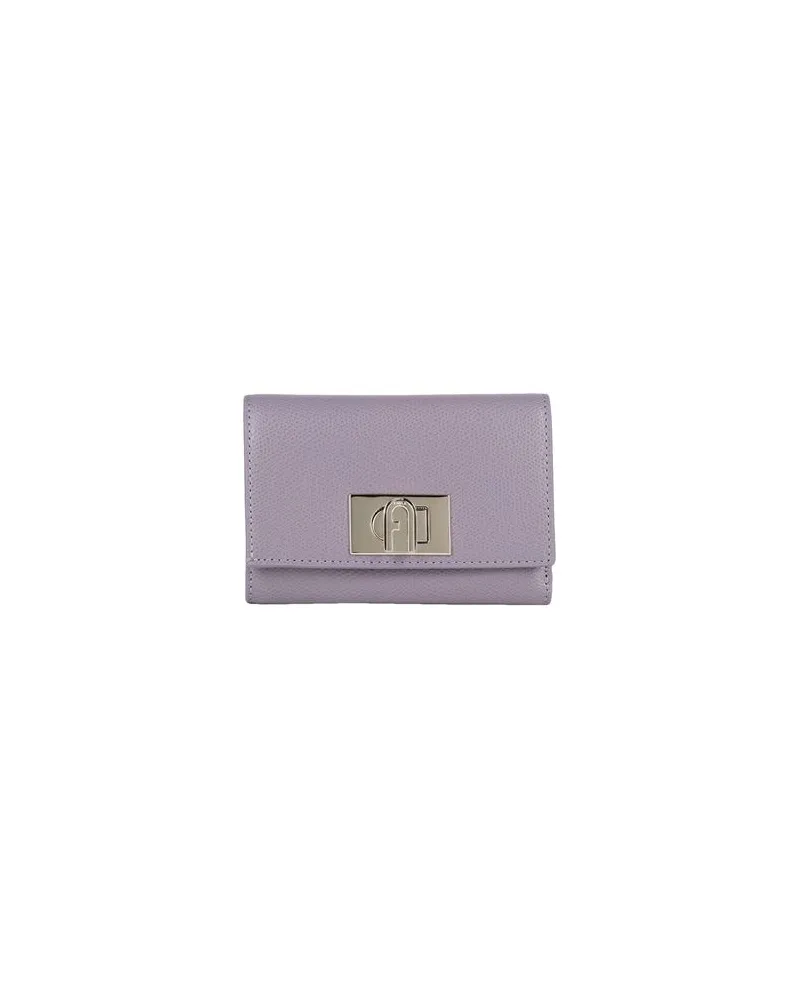 Furla 1927 M COMPACT WALLET  - Kleinlederwaren - Brieftaschenauf YOOX.COM Malve