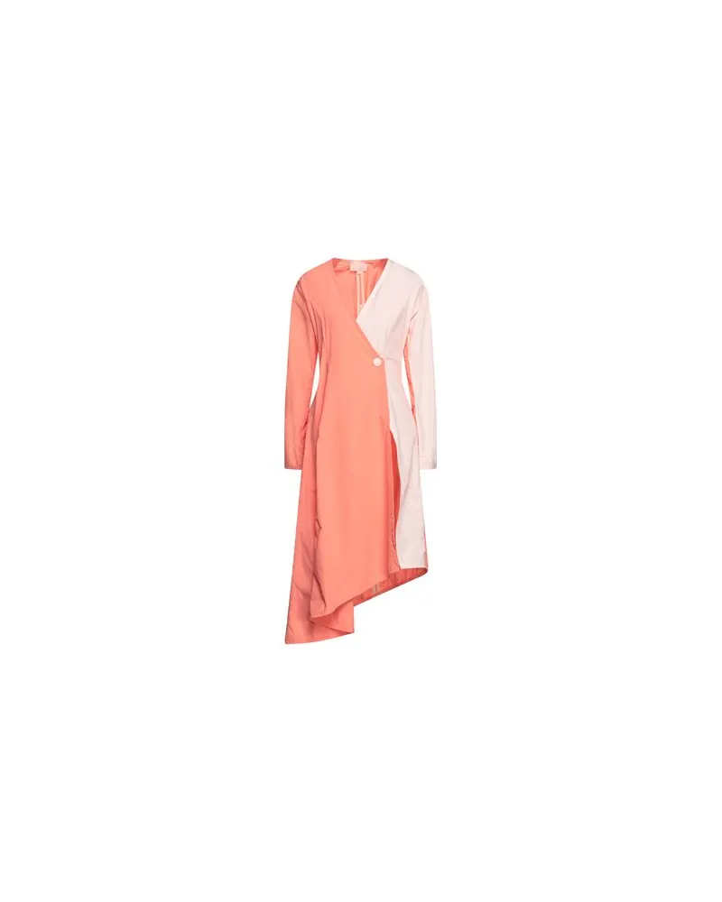 LIYA KLEIDER - Midi-Kleiderauf YOOX.COM Lachs