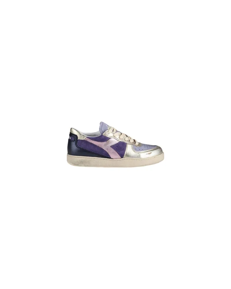 Diadora MI BASKET LOW METAL PIGSKIN USED WN  - SCHUHE - Sneakersauf YOOX.COM Violett
