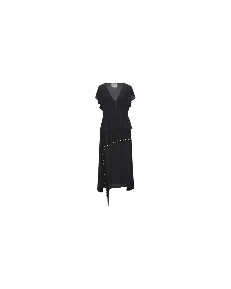 Frankie Morello KLEIDER - Maxi-Kleiderauf YOOX.COM Schwarz