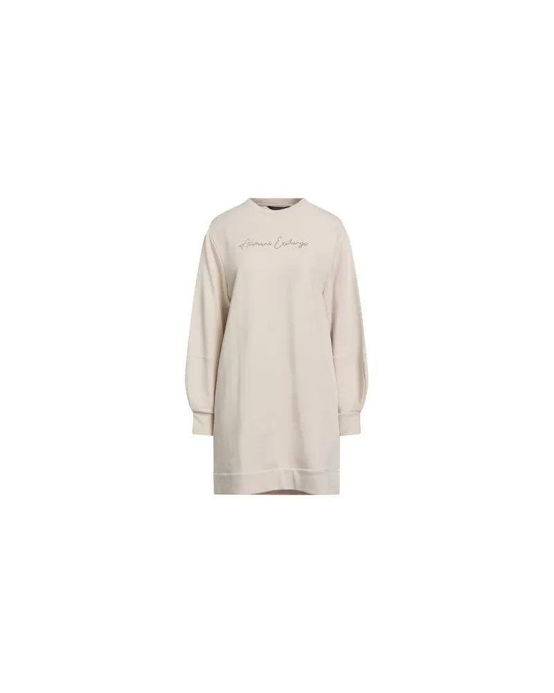 Armani Exchange KLEIDER - Mini-Kleiderauf YOOX.COM Cremeweiß