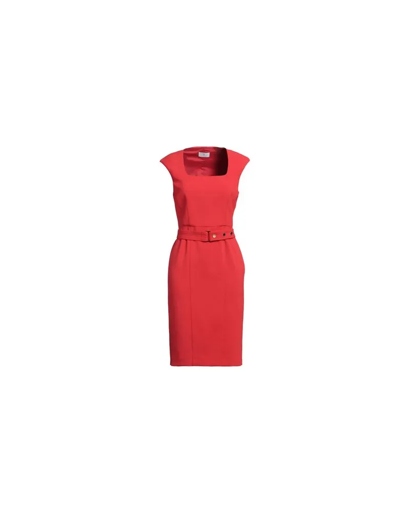 NENETTE KLEIDER - Midi-Kleiderauf YOOX.COM Rot