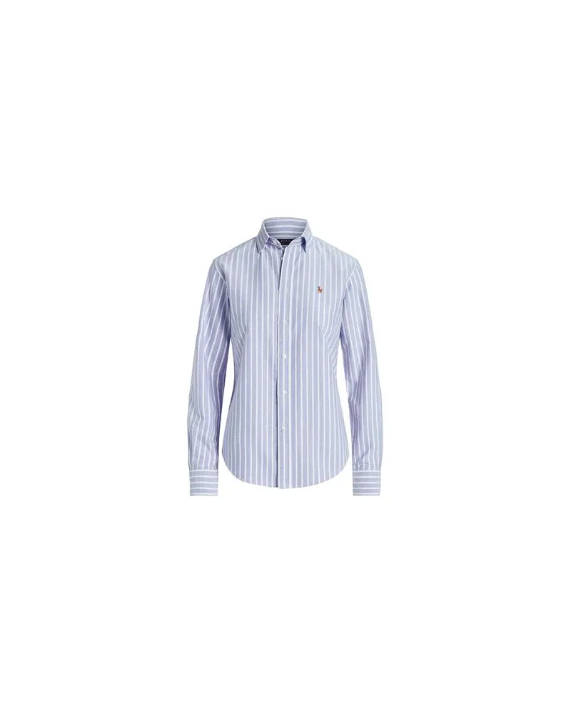 Ralph Lauren CLASSIC FIT OXFORD SHIRT  - TOPS - Hemdenauf YOOX.COM Hellblau