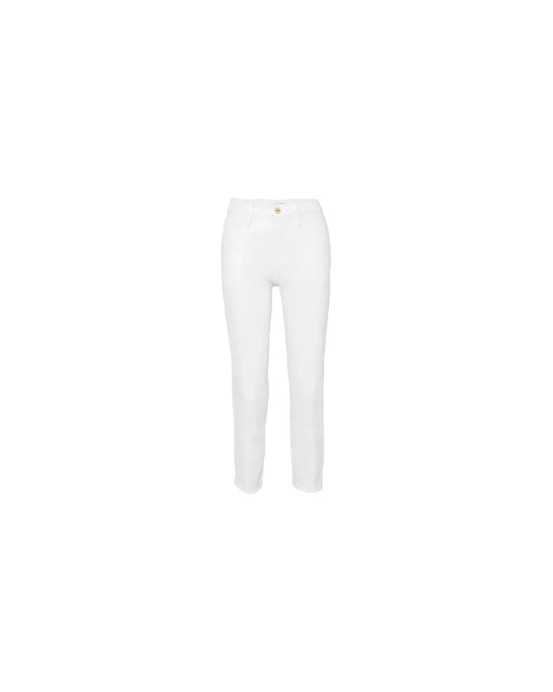 Frame Denim HOSEN & RÖCKE - Jeanshosenauf YOOX.COM Weiß