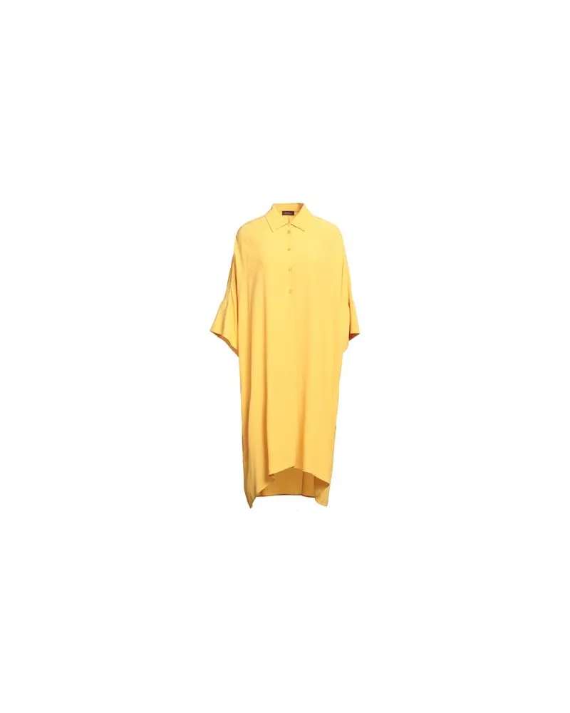 Les Copains KLEIDER - Midi-Kleiderauf YOOX.COM Gelb